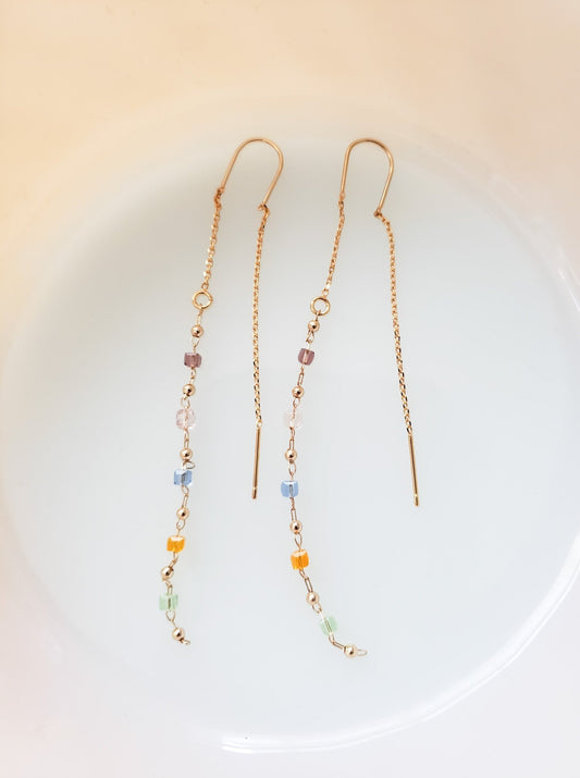 Colorful Threader Earrings