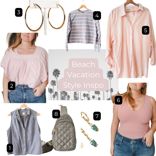 Vacation Style Inspiration-What we are packing for our trips: Beach Edition