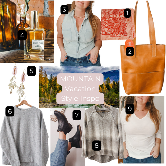 Vacation Style Inspiration-What we are packing for a Mountain Vacation