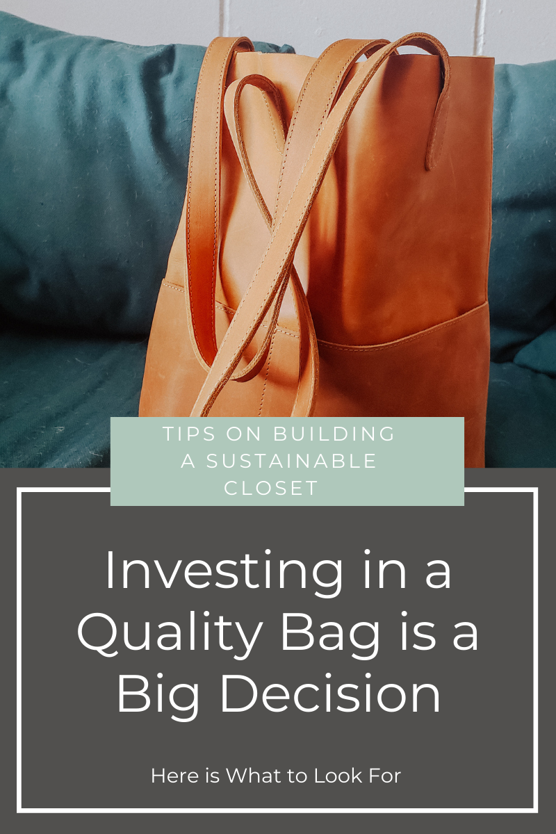 Investing in a Quality Bag is a Big Decision- Here is what to look for! Ellery 