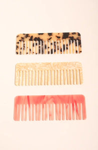 Large Hair Comb-Pearl