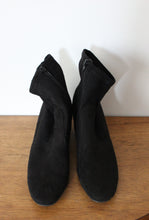 Load image into Gallery viewer, UNISA BLACK SUEDE BOOTS SIZE 8.5