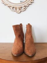 Load image into Gallery viewer, SM NEW YORK JILLIAN BROWN SUEDE BOOT SIZE 9.5