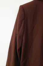 Load image into Gallery viewer, SAG HARBOR BROWN WOOL BLAZER SIZE 10