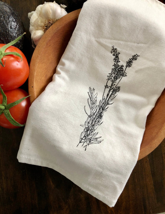 Herb Tea Towel Bundle- Lavender & Dill Ellery 